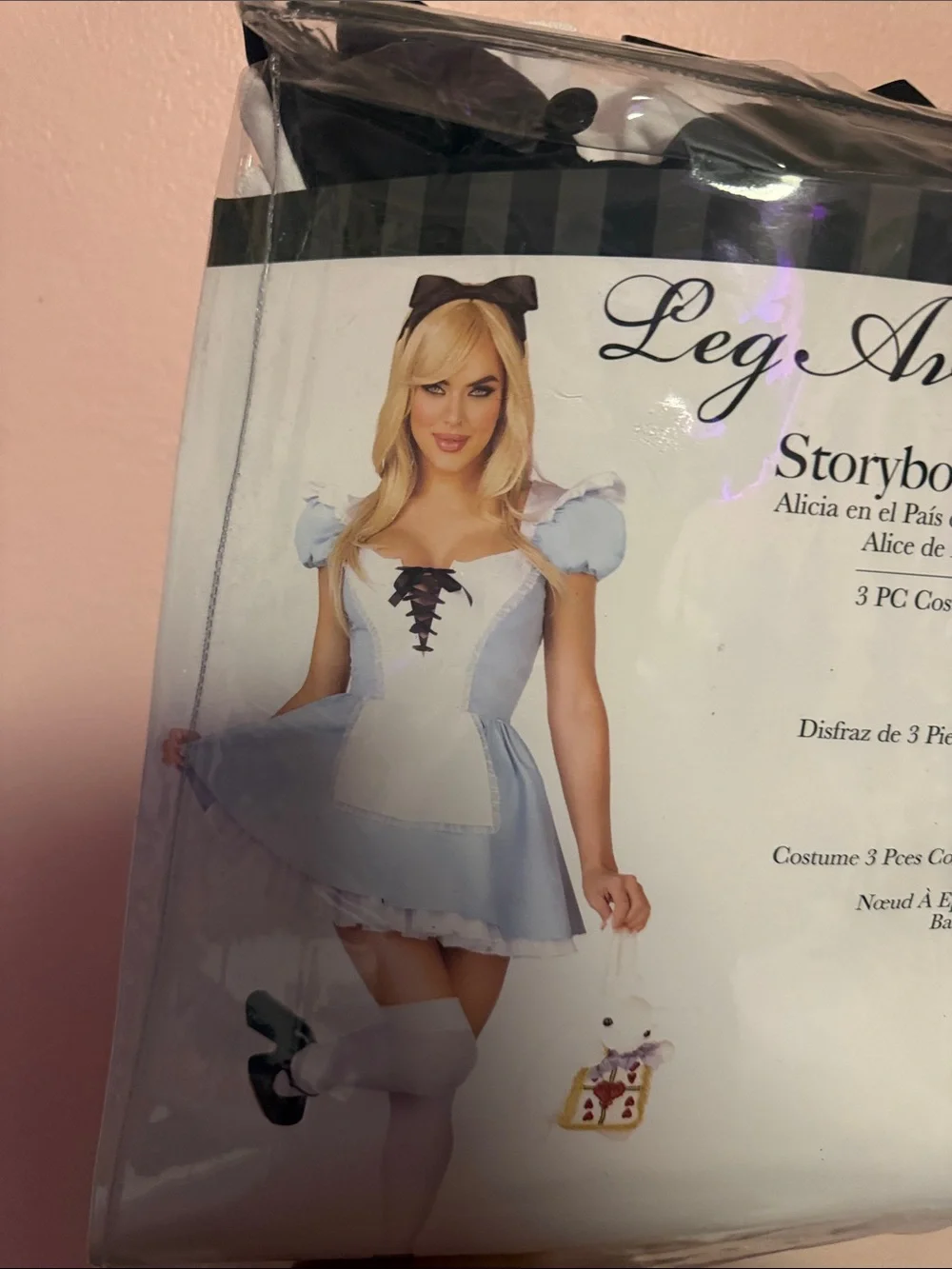 Leg Avenue Storybook Alice Costume - Light Blue & Black Accents